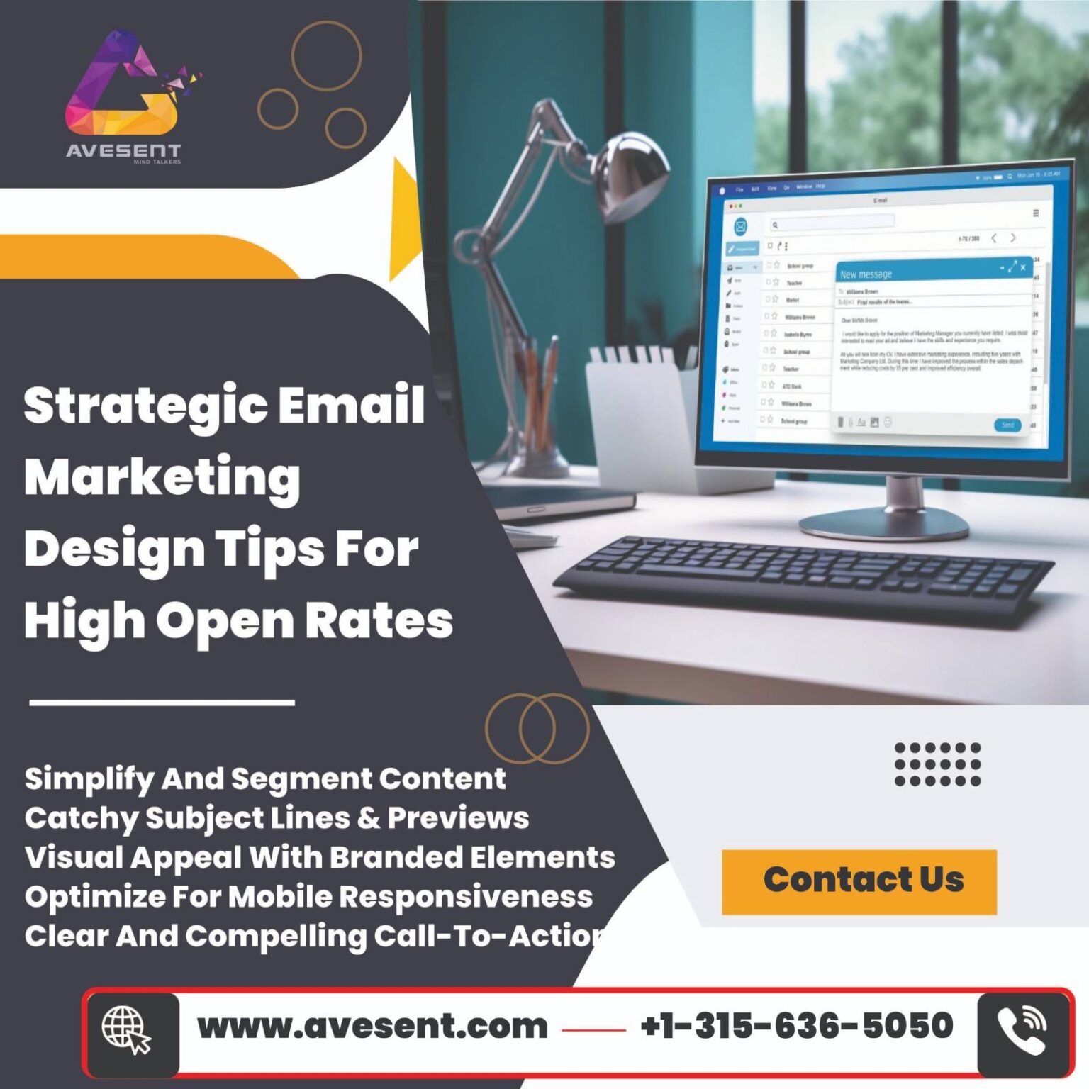 You are currently viewing “Strategic Email Marketing Design: Tips for High Open Rates”