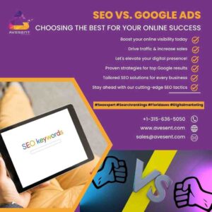 Read more about the article SEO vs. Google Ads Choosing the Best for Your Online Success